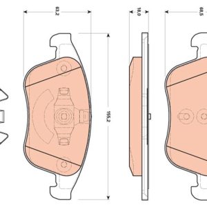 ÖN BALATA RENAULT LATITUDE 2.0 16V-2.0 DCİ-2.0 DCİ 150-2.0 DCİ 175 02/2011