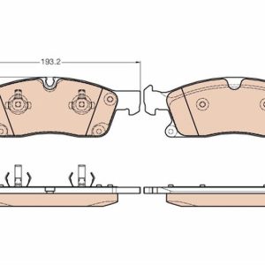 FREN BALATASI ON MERCEDES W166 X166 C292