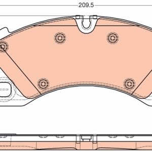 ÖN BALATA VW TOUAREG 3.0 V6-4.2 V8 10 PORSCHE CAYENNE 3.0-3.6-4.2-4.8 10