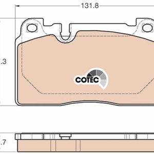ÖN BALATA AUDI Q5 2.0 TFSI 2.0 TDI 3.0 TDI 12 A6 14 A7 14 PORSCHE MACAN 14 GDB2022