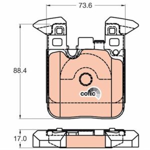 FREN BALATASI ARKA BMW F30 F20 F22 F87 F23 F32 F82 M SPOR