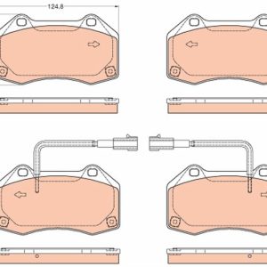 ÖN FREN BALATASI ALFA ROMEO 4C SPIDER 13 20 1.8 TBİ FIAT PUNTO EVO 09 12 1.3D MTJ