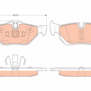 ARKA FREN BALATASI BMW 1 E81-E87-E88 3 E90-E91-E92 X1 E84
