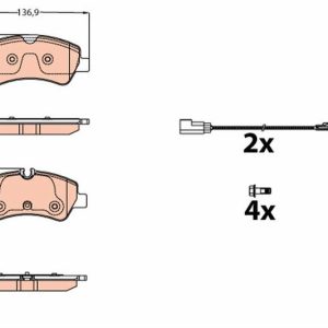 ARKA BALATA FORD TOURNEO CUSTOM-TRANSIT CUSTOM 2.2 TDCI 12 KABLOLU