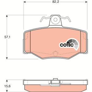 ARKA BALATA NISSAN PRIMERA P10- P11 1.6İ- 2.0İ- 2.0İ GT- ALMERA 00