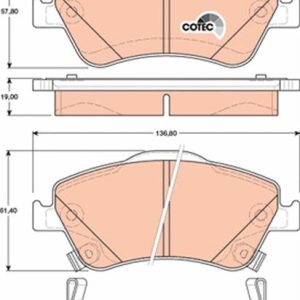 ÖN FREN BALATA TOYOTA AURIS. COROLLA 1.4L 1NDTV NDE150 D-4D dizel 07-