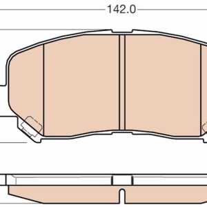 ÖN BALATA MAZDA CX-5 KE-GH 2.0 AWD-2.0-2.5 AWD-2.2 D-2.2 D AWD 11