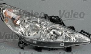 SAĞ FAR BEYAZ PEUGEOT P207 07 15 ELEKTRİKLİ H7 H1 MOTORLU