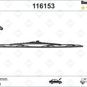 SILECEK SUPURGESI ON SOL 650mm MERCEDES VITO W638 97 03 SWF A6388201145-A6388201445
