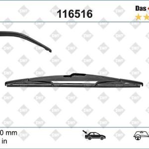 SİLECEK SWF 30cm x1 ARKA FOCUS III 11 FIESTA 06 QASHQAI 07 SECENIC III 09 YARIS SAAB