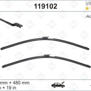 SWF AQUABLADE FLAT BLADE X2 650 480 MM VOLVO XC60 17 SWF MUZ TİPİ SİLECEK BİNEK