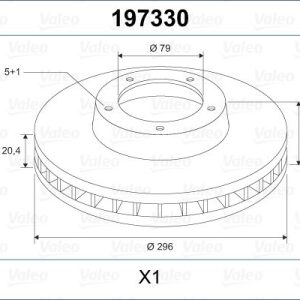 FREN DISKI ON BMW E39 96 03 1 DELIK 34116767061