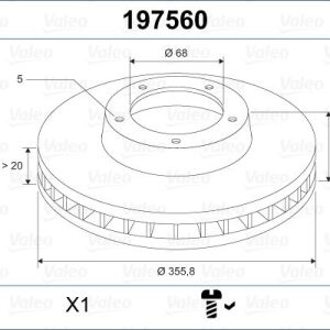 FREN DİSKİ ARKA X1 AUDI A6 4G2 . A8 4H . A7 Sportback 4GA. 4GF 4H0615601F-4H0615601L