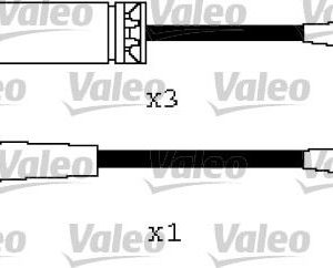 BUJİ KABLO SET CHEVROLET KALOS 1.4 02 LANOS 1.4-1.5 97 CHEVROLET AVEO 1.5-KALOS 1.5 05 96305387