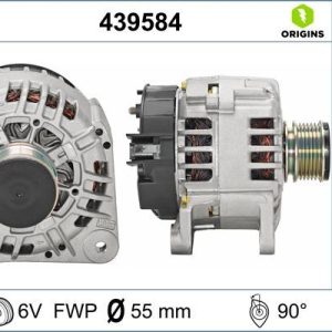 ALTERNATÖR 14V 125A RENAULT CLIO II 01 06 KANGOO 01 06 CLIO SYMBOL 01 09 SYMBOL II 08 DUSTER 10 LOGAN 06 SANDERO 08 1.5dCi 8200385098-8200537415