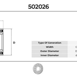 ÖN TEKER BİLYASI PORYALI TRANSIT V184 00 06 ABS LI 45x115x53 BTF1125B