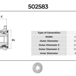 ÖN TEKER PORYASI ASTRA H-ZAFIRA B 04 1.7 CDTI 1.9 CDTI 16V 2.0 TURBO 5 DELİK ABS Lİ