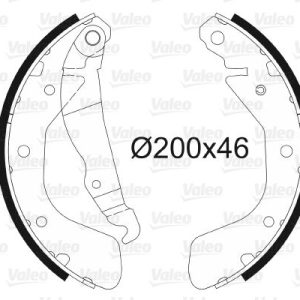 ARKA PABUÇ BALATA CORSA C 00-09 VECTRA A 93-95 ASTRA F 91-98 LACETTI 05 NUBIRA 03 200x46