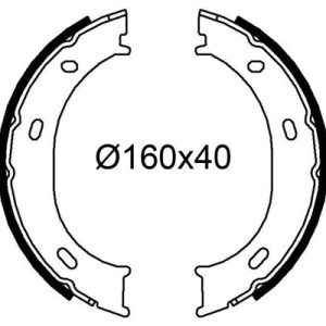 FREN BALATASI ARKA PARK FRENI MERCEDES SPRINTER B901 B904 . VW LT 28-35-46 A0024205820-2D0698525B