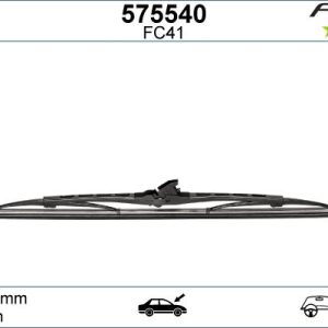 ARKA SİLECEK SÜPÜRGESİ 400mm NORMAL TİP FİRST ÜNİVERSAL 6272526 - 93195927