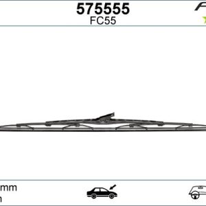 SİLECEK SÜPÜRGESİ 55cm x1 NORMAL TİP FİRST ÜNİVERSAL