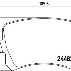 DİSK FREN BALATASI ARKA VOLKSWAGEN Passat B7