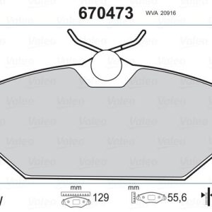 ÖN FREN BALATASI RENAULT MEGANE 99 LAGUNA 95 SCENIC 99 LOGAN 06 SAFRANE 96 00 7701206379-7701209380-410607125R
