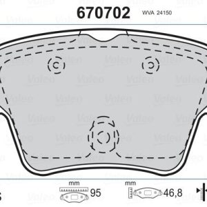 ARKA BALATA P307 00 307 SW 02 307 CC 03 207 06 C4 04 08 KÜÇÜK TİP 4254.19-4254.40-4253.98-4253.25
