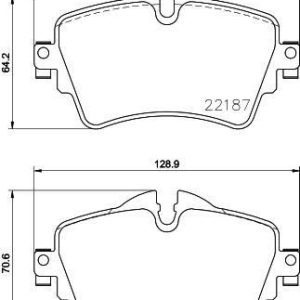 FREN BALATASI ON BMW F40 F45 F46 F48 F39 G30 G01 G02 Z4 G29 MINI F60 F54 34106863293-34106874034