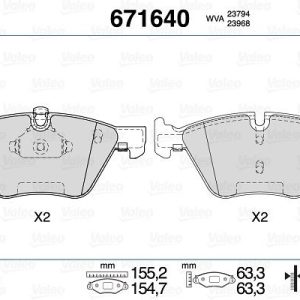 FREN BALATASI ÖN BMW E60 E87 E90 F10 34116763617 34116763618