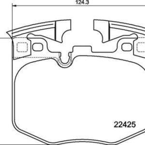 FREN BALATASI ON BMW G30 G38 G32 G20 G01 G02 G05 G06 G07 G29 G11 G12 G14 G15 G16 I20 34116889570