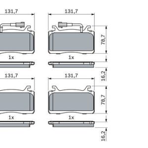 FREN BALATASI ÖN ALFA ROMEO GIULIA 15 STELVIO 16 77368321-68317355AA-77367677