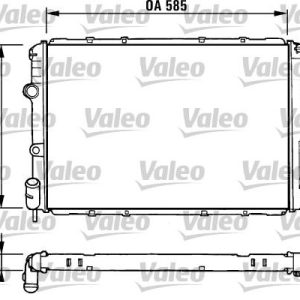 RADYATÖR MGN I 95-99 SCENIC 00-03 1.6-2.0İ-1.9DTI AC MEK 585x397.5x34.5