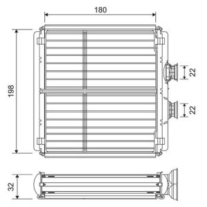 KALORIFER RADYATORU MERCEDES W204 W212 C218 R231 C190 R197