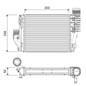 INTERCOOLER TURBO RADYATÖRÜ CITROEN JUMPY-SPACETOURER-OPEL ZAFIRA-VIVARO C-TRAVELLER-EXPERT- TOYOTA PROACE AL/BRZ 1.5 DV5 1.6 DV6 2.0 DW10 BlueHDI