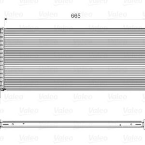 TURBO RADYATÖRÜ INTERCOOLER ASTRA J-CRUZE-ZAFIRA C 1.4 NET-NEL 1.6-1.8 XER-LET-DTL-DTH 665x280x30 1302148-13311080