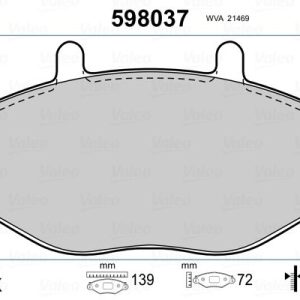 ON FREN BALATASI TRANSIT T15 93 00 FTE KIRMIZI KUTU