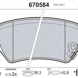 ARKA BALATA ASTRA G 98 ASTRA H 05 MERIVA 03 ZAFIRA 00 COMBO 02 FTE KIRMIZI KUTU