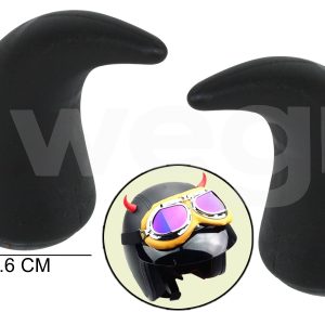 DİREKSİYON VE KASK ÜSTÜNE TAKILAN BOYNUZ APARATI SİYAH AKSESUAR