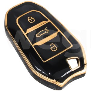 KONTAK ANAHTAR KUMANDA KORUYUCU KILIF TPU SİLİKON SİYAH CITROEN C5 AIRCROSS-C3-C4-C-ELYSEE