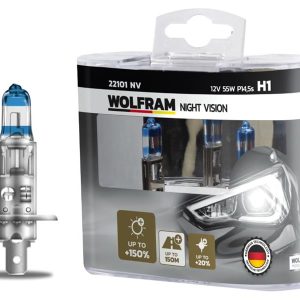 AMPUL 12V H1 55 P14.5s NIGHT VISION 150 FAZLA 20 BEYAZ IŞIK