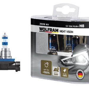 AMPUL 12V H8 35 PGJ19-1 NIGHT VISION 150 FAZLA 20 BEYAZ IŞIK