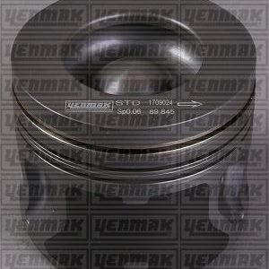 PISTON SEGMAN STD 8991MM TRANSIT V348 JUMBO 06 11 32TDCI 200PS 7C166K100BAB-1497694-8772735