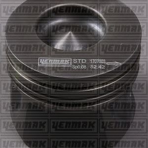 PISTON SEGMAN STD 8250MM CONNECT 02 09 18TDCI 90PS FOCUS I 98 04 18TDCI 90PS 1S4Q6102BA-1S4Q6102CA-1S4Q6102DA