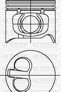 MOTOR PİSTON SEGMAN STD DUCATO-BOXER-JUMPER-MASTER 2.8 D 03 94.4mm 2992036