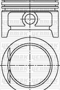 MOTOR PİSTON SEGMAN STD CORSA-TIGRA 93 X 1.4 XE/NC/NE/NZ 77.6 90470213-90470212-90470211-90470210