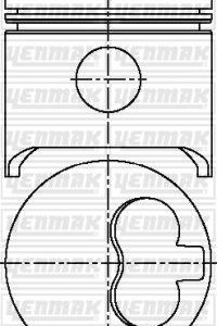 MOTOR PİSTON SEGMAN STD PARTNER-BERLINGO-P205-P306-P405-EXPERT-J5-XSARA 1.9 XUD9 83.00 ÇAP 0628.E3-0628.15-0628.16-95624464