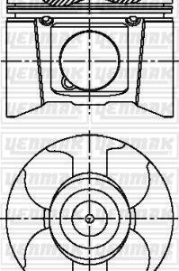 MOTOR PİSTON SEGMAN MASTER II-MOVANO 2.5 DCI G9U STD 8200129576-8200129575-7701477121