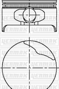 MOTOR PİSTON SEGMAN MGN 1600 8 V 1/2 79.50 ÇAP STD 7701700668-7701700667-7701700666