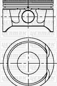 MOTOR PİSTON SEGMAN LGN-MGN-CLIO II 1.6 16V K4M 700-710-720 . 79.50 ÇAP STD 7701474856-7701474855-7701474854